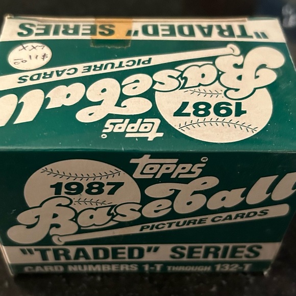 1987 Baseball Topps “Traded” Series Factory Set Box - Picture 4 of 7